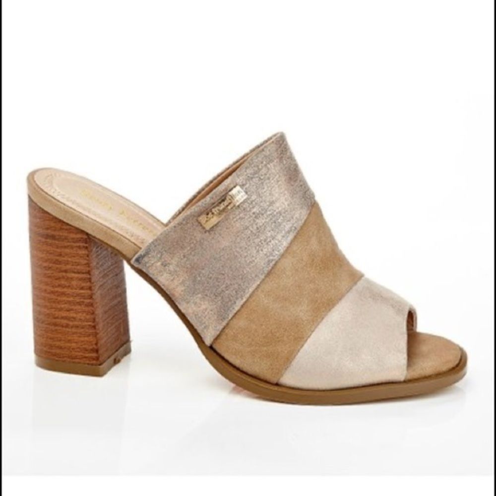 Henry Ferrera Champagne Sandals